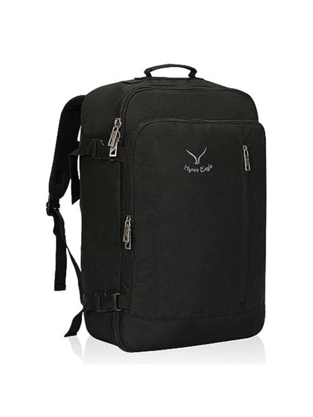 Large Travel Backpack 38L Carry On Flight Approved 15 Laptop Bag Women Men Black